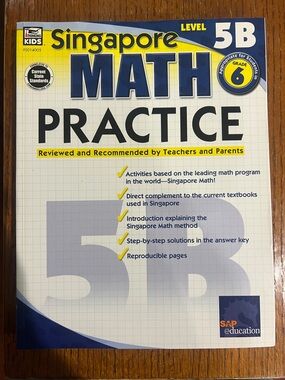 Singapore Math workbook